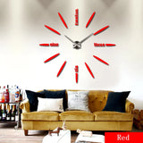 Sale New Wall Clock Clocks Watch Stickers Diy 3d Acrylic Mirror Home Decoration Quartz Balcony/courtyard Needle Modern hot