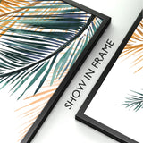 Modern Tropical Palm Tree Leaves Canvas Painting Nordic Poster Print Wall Art Pictures for Living Room Kitchen Home Decoration