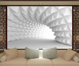 Custom wallpaper photo 3d space extension tunnel TV background wall home decor living room bedroom murals 3d wallpaper