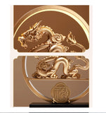 New Chinese style golden dragon decorations, home crafts, living room decorations, housewarming and moving gifts