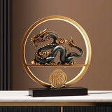 New Chinese style golden dragon decorations, home crafts, living room decorations, housewarming and moving gifts